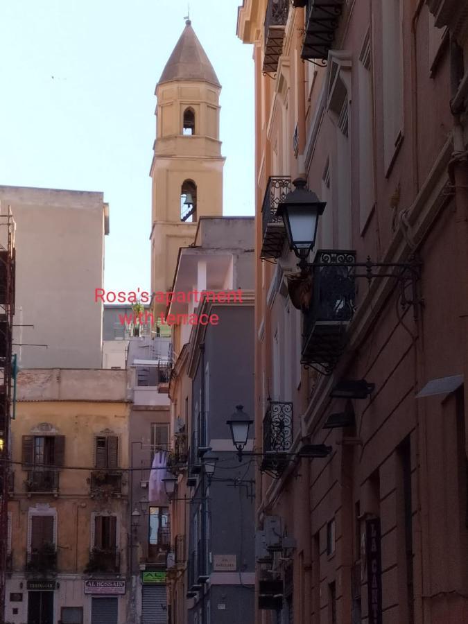 Rosa'S Apartment With Terrace Cagliari Ngoại thất bức ảnh
